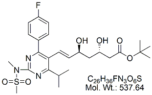 Rosuvastatin (3S,5S)-Isomer T-Butyl Ester